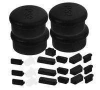 SWOOMEY 24pcs USB Dust Plugs Silicone Port Stoppers for Computer Motherboard, PC Port Cover Protectors, Anti-dust USB Caps Suitable for Desktop Pcs, Random Color