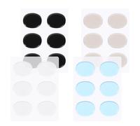 SWOOMEY 24Pcs Washable Drum Dampening Gel Pads Reusable Drum Mute Pads with Self Adhesive Design for Vibration Reduction and Overtones Control Multi Color