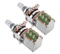SWOOMEY 2pcs Audio Potentiometers for Electric Guitar Bass Push-pull Volume Control Easy Installation Versatile Replacement Enhanced Sound