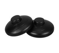 SWOOMEY 2pcs Black Inline LED Lamp Foot Pedal Switch with Step-on Design and Comfortable Button Feel, Plastic Foot Press Switch for Floor Lamp Control and Replacement