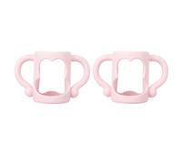 SWOOMEY 2pcs Bottle Handles Ergonomic Design for Comfort Easy to Clean Attach for Boy Girl Learning to Drink