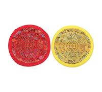 SWOOMEY 2pcs Buddha Sound Bowl Pads Made of Lightweight Cotton Cloth with Simple Design Portable Bowl Mats for Meditation and Sound Therapy Use