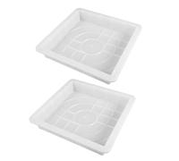 SWOOMEY 2pcs Concrete Brick Moulds for Sidewalks and Bricks, User-Friendly Plastic Paving Mold, Simple to Clean, for Gardens and Pathways, Uniquely Designed and Beautiful