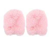 SWOOMEY 2pcs Furry Microphone Cover for Filter for Outdoor Use Reduces Wind Noise Protects from Moisture Dirt Comfortable Fit