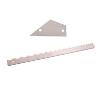 SWOOMEY 2pcs Guitar Neck Notched Fret Leveling Ruler Accurate Guitar Fret Rocker and Level Luthier Tool for Neck Straightness Measurement and Truss Rod