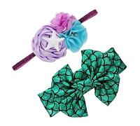 SWOOMEY 2Pcs Hair Band Sea Star Bow Decorative Headbands for Elastic Design for Comfort Durable and Safe Hair Accessories
