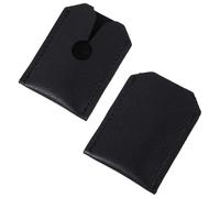 SWOOMEY 2pcs Head Protective Case Made of Artificial Leather for Manual Heads, Versatile and Sturdy Leather Sleeve Preventing Damage, for Travel and Daily Storage