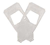 SWOOMEY 2pcs Metal Violin Bow Tips Replacement Parts for Violin Bow Repair, Stringed Instrument Accessories with Horsetail Protector for Violinists