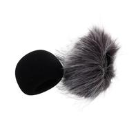 SWOOMEY 2pcs Microphone Windscreen Muff Covers Microphone Furry Wind Covers Protective Foam Windscreen Muff Compatible for Outdoor Recording and Studio Use