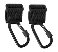 SWOOMEY 2pcs Non- Stroller Hooks Hanging Hooks for Shopping Bags Handbags Pushchair Motorbike Bag Hangers Practical Storage for Parents