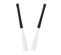 SWOOMEY 2Pcs Nylon Wire Drum Brush Set Lightweight Percussion Sticks for Jazz Acoustic Drums Versatile Accessory for Musicians Easy to Transport for Various Percussion