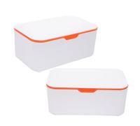 SWOOMEY 2pcs Reusable Wipes Dispenser Box Lid Portable Tissue Container for Travel Dustproof Wipe Holder for Bathroom Kitchen and Stroller Easy to Refill and Prevents Drying