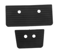 SWOOMEY 2pcs Rubber Drum Antiskid Guard Pads Large and Small Bass Drum Foot Pads Non-slip Pedal Mat Accessory for Set Bass Pedal Slip Protection