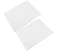 SWOOMEY 2pcs Self Adhesive Acoustic Guitar Pickguard Scratch Plate for Classical Guitar, Ultra Thin 0.7mm Plastic Dust Cover Protector, White Style with Easy Installation, 20x25cm