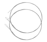 SWOOMEY 2pcs Steel Dulcimer Replacement Strings 22# Sturdy Instrument Strings Accessories for Folk and World Musical Instruments