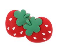 SWOOMEY 2pcs Strawberry Car Air Vent Clips 3D Realistic Air Freshener Diffuser Car Vent Accessories for Aroma Decoration Cute Interior Decor