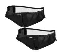 SWOOMEY 2pcs Stroller Organizer Durable Storage Bag for Diapers Convenient Pushchair Bottom Basket Versatile Accessories for Effortless Setup and Access