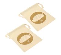 SWOOMEY 2pcs Tibetan Singing Bowl Storage Bag Drawstring Meditation Bowl Pouch Buddhist Sound Bag for Prayer Sound