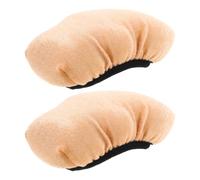 SWOOMEY 2pcs Universal Velvet Crutch Underarm Pad Covers Lightweight Comfortable Cushion Pads for Seniors Walking Sticks and Crutches