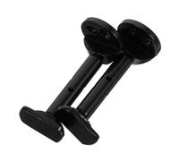 SWOOMEY 2pcs Violin Shoulder Rest Screws Metal Chinrest Hardware Black Violin Chinrest Fittings Easy to Install