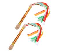 SWOOMEY 2pcs Wood Drum Stick Time-Reporting Cuckoo Bookmark Stickers Bookmarks Aluminum Tarpaulin Crusher Grinder Machine Paper Bookmarks Magazine Bookmarks Belt Plastic