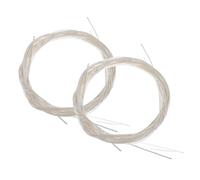 SWOOMEY 2sets Durable Nylon Classical Guitar Strings Silverplated Finish for Bright Tone Replacement for Acoustic and Electric Guitars Convenient for Musicians