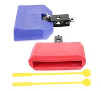 SWOOMEY 2sets Quiet Drumsticks Cool Drumsticks Drum Pedal Beater Mount Holder and Latin Drum Instrument Cow Bell Noisemaker for Boys and Girls