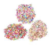 SWOOMEY 3000pcs Soft Clay Nail Art Accessories Lightweight Fruit Slices Manicure Decals for Women DIY Nail Creativity Home and Professional Use