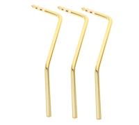 SWOOMEY 3pcs Electric Guitar Replacement Vibrato Bar Set in Golden Metal with High Sensitivity Vibrato Effects and Stable Tuning for Professional Performance and DIY Your Playing Style
