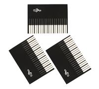 SWOOMEY 3pcs Musical Notation Book Thick Standard Line Spacing for Guitarists and Pianists