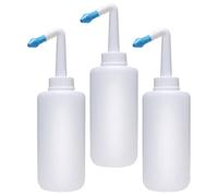 SWOOMEY 3pcs Nose Irrigation Bottle Set with 300ml Capacity Each, Portable Plastic Nose Cleaner Bottles, Easy to Carry and Light in Weight for Effective Nasal Washing