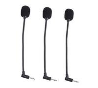 SWOOMEY 3pcs Portable Microphone Set for Computer and Phones 2-pole Mono 3-pole Stereo 4-pole Pin for Home Office and Vlogging