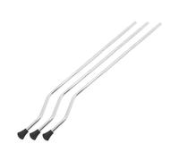 SWOOMEY 3pcs Silver Metal Drum Legs Floor Tom Stand Double-layer Electroplated Drum Kit Accessories Replacement Hardware for Professional