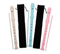 SWOOMEY 3sets Introduction to Recorder for Beginners Boys and Girls Musical Instrument Toy Clarinet Instruments