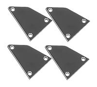 SWOOMEY 4pcs Durable Truss Rod Covers for Guitars and Basses Essential Replacement Parts for Neck Adjustments and Maintenance