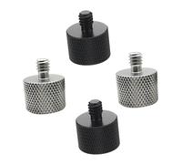 SWOOMEY 4pcs Mic Stand Adapter Tripod Screw Female to Male Screw Thread Adapter for Camera