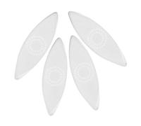SWOOMEY 4pcs Nylon Liuqin Picks Ergonomic Moon-shaped Picks for Zhongruan Instruments and Sturdy Music Accessories for Beginners and Comfortable Play