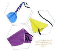 SWOOMEY 4pcs Saxophone Cleaning Cloth Set Professional Wind Instrument Wipe Multi-color Tube Swab for Clarinet Piccolo Flute and Saxophone Maintenance