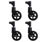 SWOOMEY 4pcs Shopping Cart Front Wheels: Wheel Repair For Grocery Carts Bowling Ball Laundry Dolly Garbage Trash Can - Easy Navigation On Various Terrains