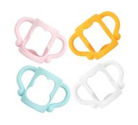 SWOOMEY 4pcs Silicone Bottle Cover Bottle Sleeve Handles for Nursing Grip Protective Cover for Boy Girl Feeding