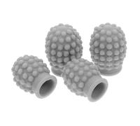 SWOOMEY 4pcs Silicone Drumstick Mute Tips Practice Drumstick Caps for Sound Dampening for Musicians Drummers Timing Rhythm Without Noise