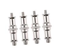 SWOOMEY 4pcs Threaded Screw Adapter to Male Convertor for Light Stand Flash Light Stand Screw Spigot Spigot Camera Tripod Adapter