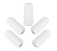 SWOOMEY 5 Rolls White Cotton Thread for Hair Removal Eyebrow Threading Thread, Versatile Tool for Precise Face Hair Removal, Suitable for Epilator Replacement and Facial Grooming