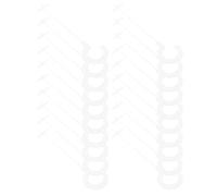 SWOOMEY 5000pcs White Pp Hanging Tag Seal Strings Round Head, Practical Multifunctional Tag Cord Featuring Good Toughness for Clothing Tagging and Retail Pricing Fasteners
