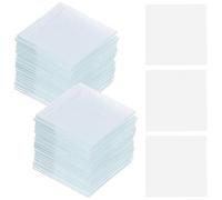 SWOOMEY 500pcs Glass Microscope Slides Cover Slips for Laboratory Applications, White Colour, Precise Specimen Preparation and Resistant to Damage, for Lab Microscope Accessory Use