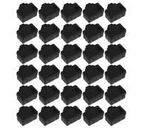 SWOOMEY 50pcs Black Silicone Ethernet Hub Port Cover Dustproof Plug for Computer and Tv Network Port Practical Rj45 Plug Dust Cover Protector for PC