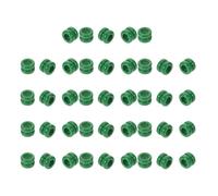 SWOOMEY 50pcs Metal Folk Guitar String Beads for Stable Tuning and Enhanced Sound Purity, Green Guitar Tail Components Suitable for Acoustic and Mandolin Strings