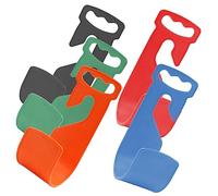 SWOOMEY 5pcs Abs Garden Hose Holder Wall Mounted Water Pipe Bracket Durable Hose Pipe Hook Organizer for Outdoor Storage Multi Color