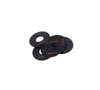 SWOOMEY 5Pcs Black Toggle Plate Washer for Electric Guitar Rhythm Treble Ring Replacement Easy Installation Durable Guitar Accessories for Electric Switches