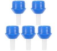 SWOOMEY 5pcs Blue Soft Tip Solder Sucker Nozzle Replacement for Desoldering Pump High Temperature Resistant Plastic Tips Comfortable Design for Electronics Repair Use